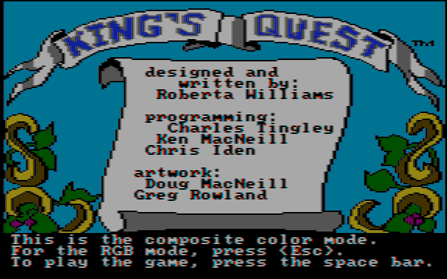 King's Quest title