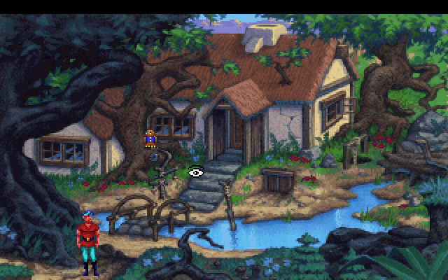 King's Quest V house scene