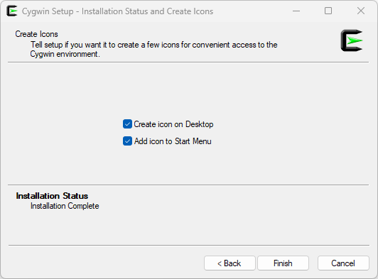 Installation Complete