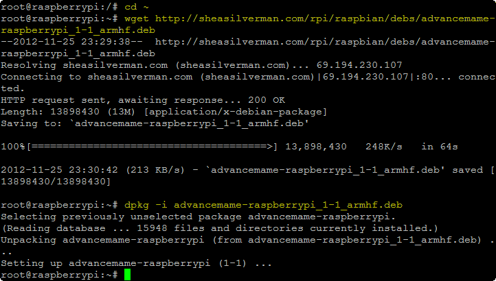 wget and dpkg running