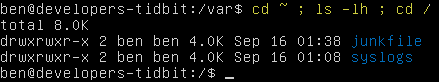 ls -lh