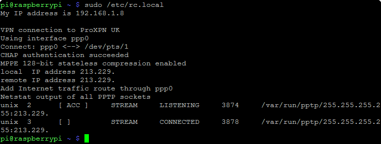 running /etc/rc.local