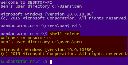 PATH modification works (highlight was added by myself)