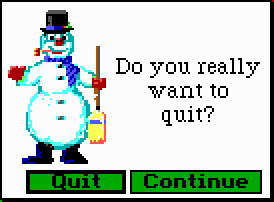 Serria Chrismas Card Quit prompt