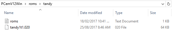 Tandy ROMS