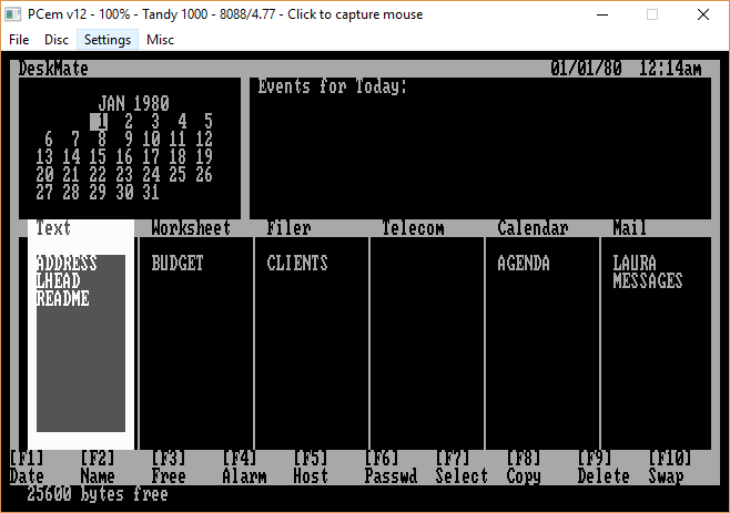 Tandy DeskMate v2