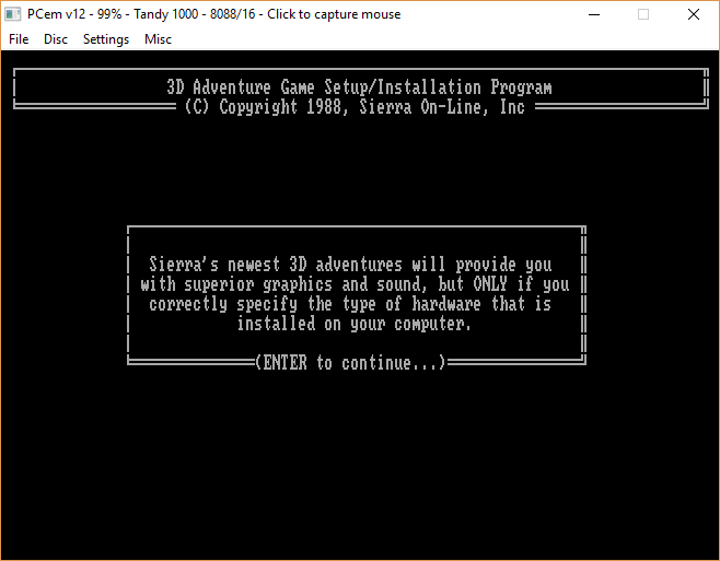 3D Adventure Game Setup