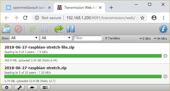 Transmission Web Interface